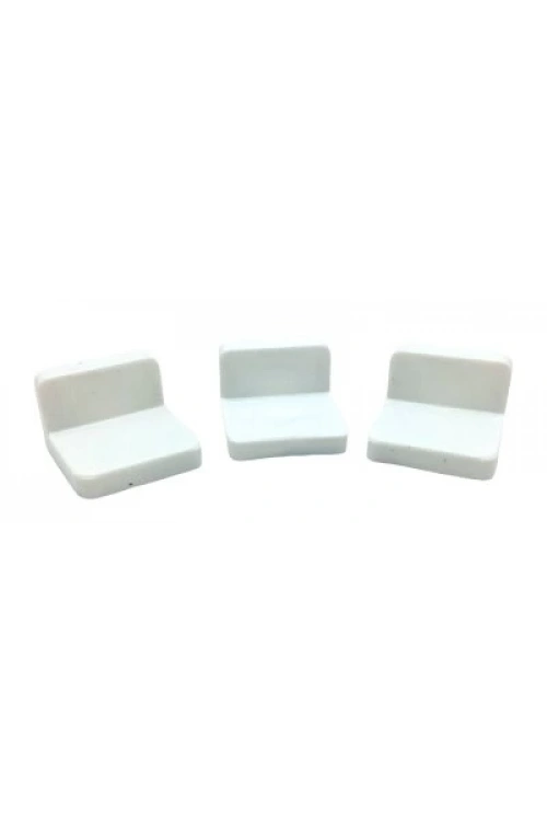 Made (ddae1) Plastik Dolap Askı Elemanı Beyaz*25x10