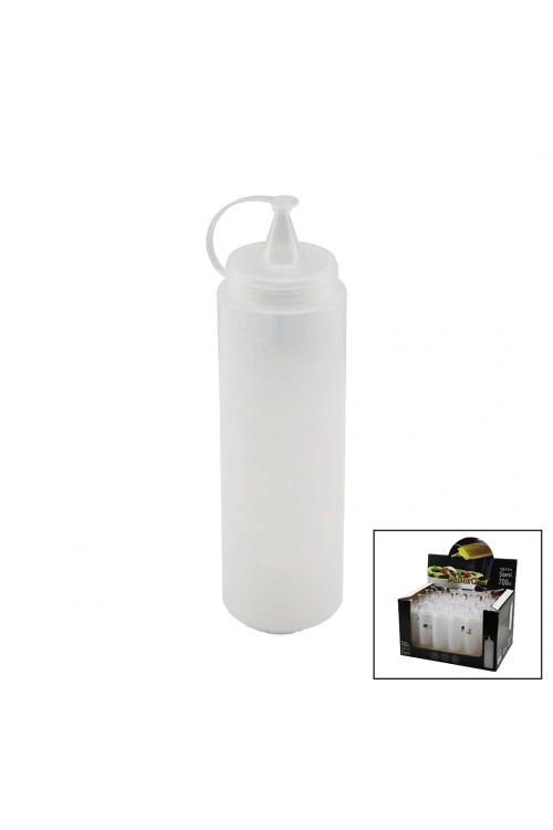 Masterchef ( 700ml ) Yağdanlık & Sosluk ( Şeffaf & Plastik Şişe ) ( Ketçap & Mayonez )*24=k