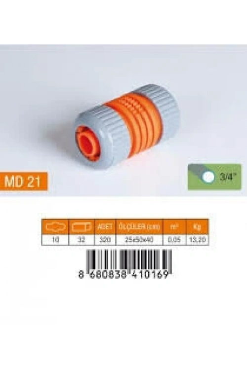 Medalyan Md-21 Lüx Hortum Eki 3/4 *10x32