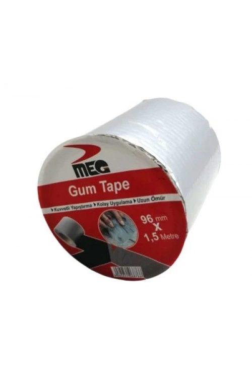 Meg Gum Tape ( 96mmx1.5mt ) Su Sızdırmaz Sakız Tamir Bantı*48