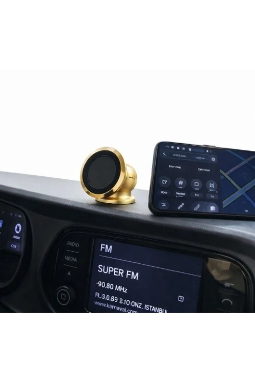 Metal Telefon Tutucu Torpidoya Yapışan Mıknatıslı