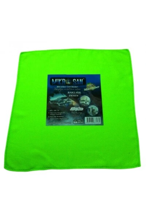 Mikrosan Baklava Desen Mikrofiber Temizlik Bezi 40x40cm*20x30