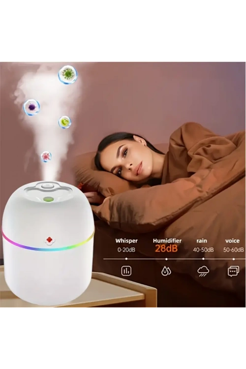 Mini Hava Nemlendirici 3in1 H2o Humidifier220ml