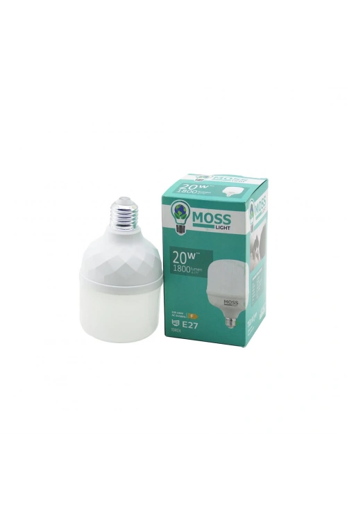 Moss Lıght Ms-3095 ( 20w ) ( Torch ) Led Ampul Plastik (e27) (1800lumen ) (5.000 Saat Ömür) (ıp20) (220-240v (ac) )*60