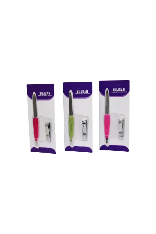Mujgan Mjgn-28 ( 2pcs ) Törpü & Tırnak Makası Seti*24x25