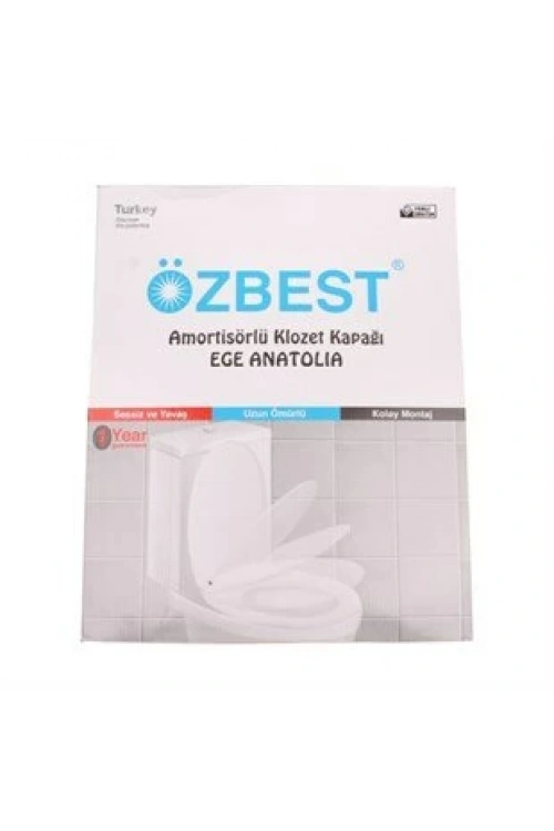 Özbest Ege ( Amortisörlü ) Klozet Kapak Anatolıa*10