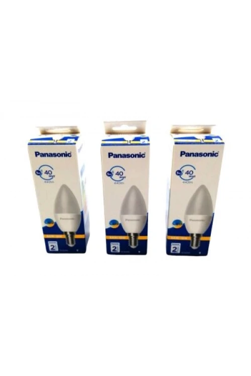 Panasonic ( 2700k ) ( Sarı ) ( 4.9w & E14 ) Warm White Led Mum Ampul*20x5
