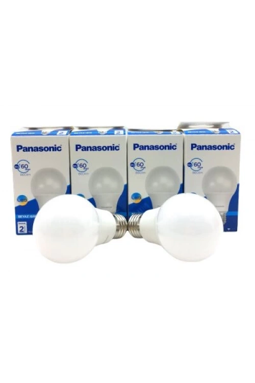 Panasonic ( 6500k ) ( Beyaz ) ( 8.5w & E27 ) Cool White Led Ampul*20x5