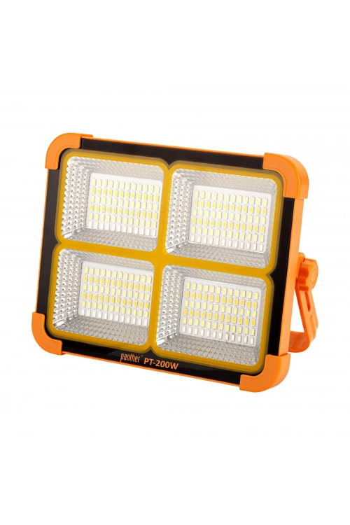 Panther Pt-200w Usb Şarjlı Solar Projektör