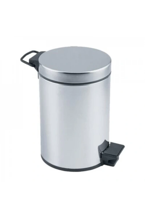 Pedallı-706 ( 3lt ) Krom Metal Çöp Kovası 706*8