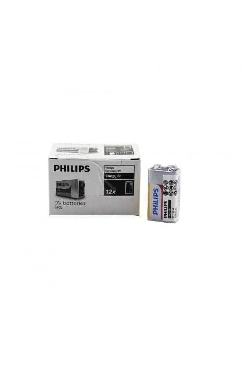 Phılıps 6f-22 ( 9v ) Pil ( 12pcs ) ( Extra Çinko Klorür )*1x10