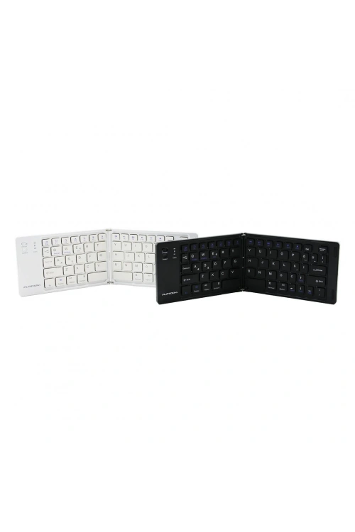 Platoon Hb-023s Pl-377 ( Bluetooth & Usb Şarjlı ) (katlanır) Mini Klavye ( 9cm X (k=14.7cm Açık=29.5cm )*60