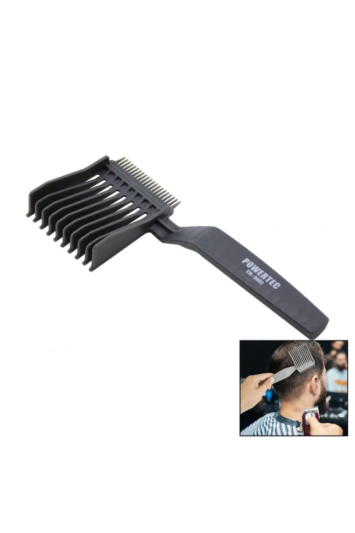Powertec Tr-0001 Saç Kesimi Şekillendirici Tarak Plastik ( Çift Taraflı )*500