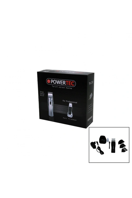 Powertec Tr-258 Ense Sakal Bıyık Saç Kesme Traş Makinesi*20