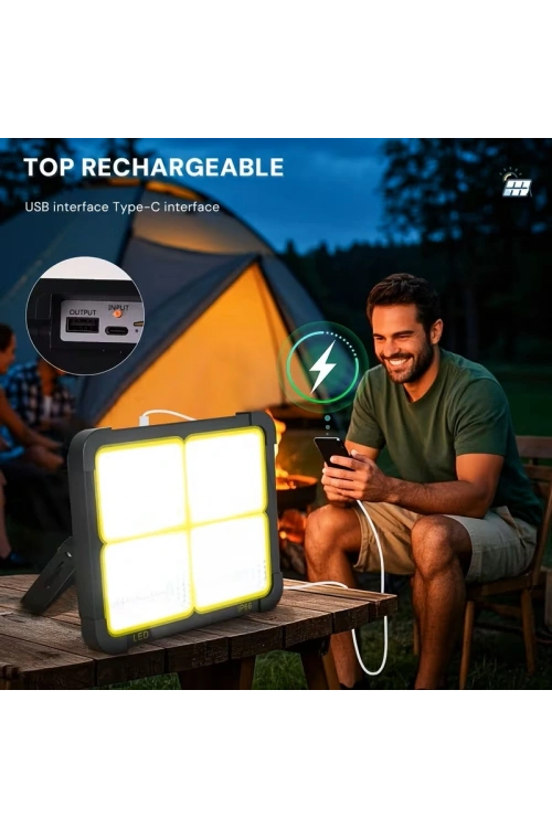 Prokama Ledli Solar Projektör 200w Bk-200w