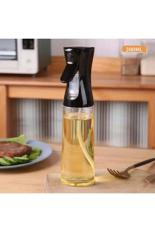 Püskürtmeli Sprey Yağ Limon Sirke Sos Şişesi Cam