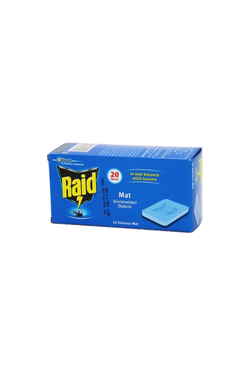 Raid Elektro Kokusuz Mat Tablet 20gece Yedek*12x2