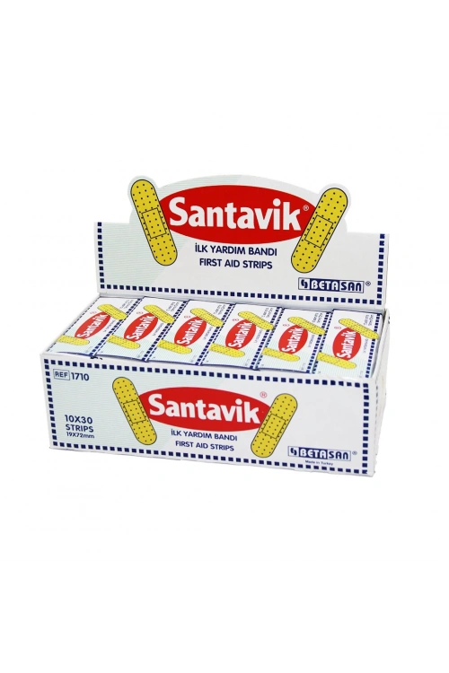 Santavik-1710 ( 10pcs ) İlk Yardım Yara Bantı ( 19x72mm )*30x40