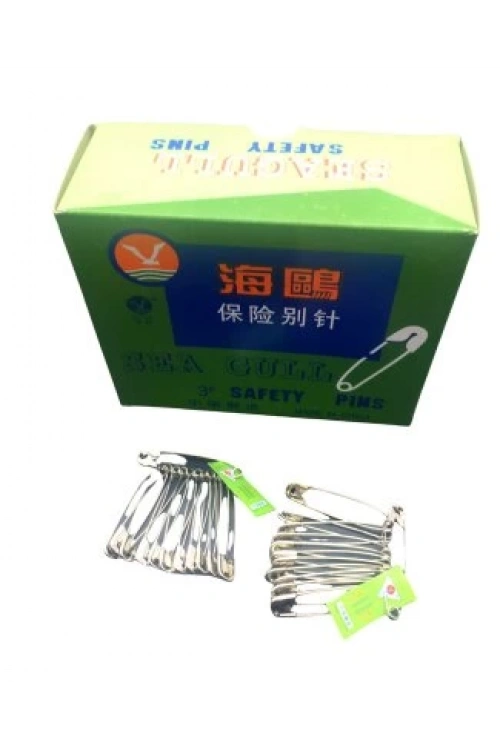 Sea Gull ( Gümüş ) ( No-3# ) Çengelli İğne ( 36pcs X 12li = 432pcs=paket )*1x40
