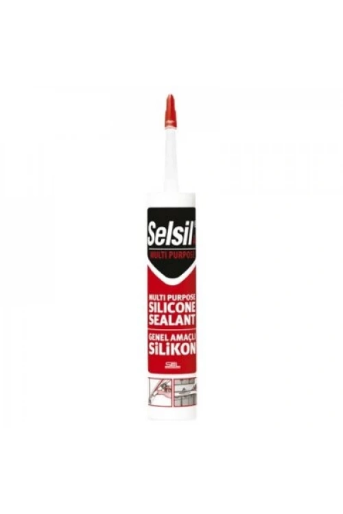Selsil ( Beyaz ) Üniversal Silikon 280 Gr*25=k