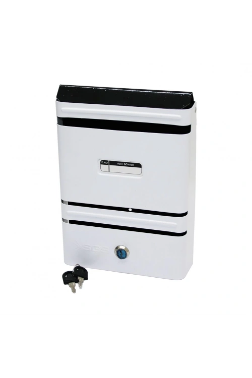 Sgs Tools Sgs-333 ( Metal ) Beyaz Posta Kutusu ( Krom Mandallı Kilit & 2 Anahtar )*20