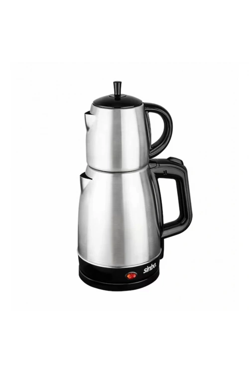 Sinbo Stm-5831 ( 2in1= Çaycı & Kettle ) ( Çelik ) Elektrikli Çay Makinesi ( 1.7lt + 0.7lt ) ( Çay Süzgeçli ) ( 360° Dönebilir )*6
