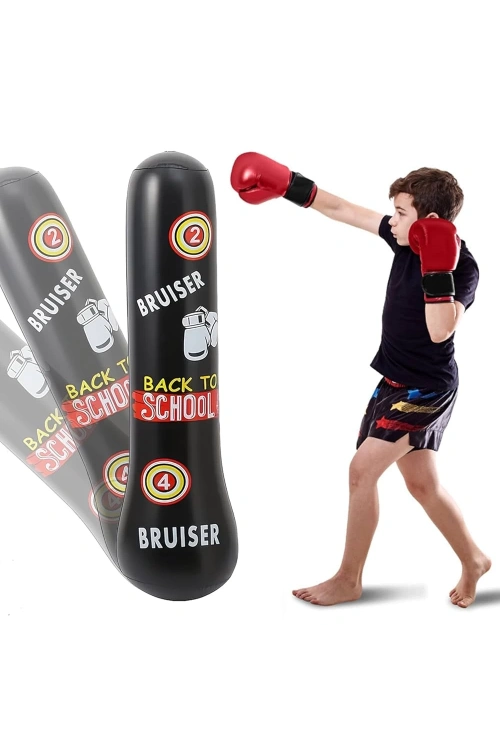 Şişme Boks Fitness Antrenman Dikey Kum Torbası Pvc
