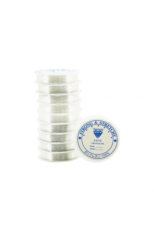 Strong & Stretchy ( Size:0.40 ) ( Şeffaf & Klasik ) Misina İpi*10x100