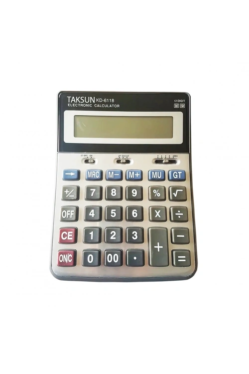 Taksun Ts-6118 ( 12 Haneli ) Hesap Makinesi*60