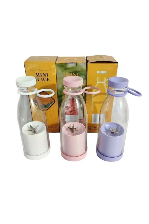 Taşınabilir Mini Şarjlı Blender Meyve Sıkacağı Smoothie Shake Yapıcı B-008