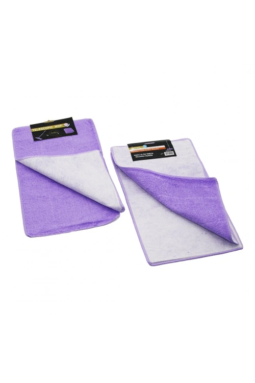 Telescopıc Mop Dmr-8157 ( 2pcs ) Palet Mandallı Mop ( Yedek Bezi ) ( Mikrober )*12x100