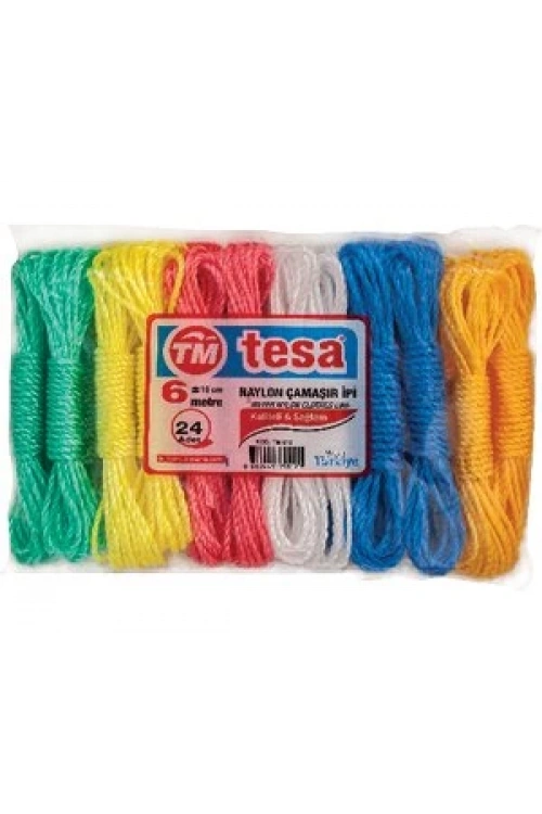 Tesa Tm-410-411 ( Naylon Plastik ) ( 10mt ) Çamaşır İpi *24x10