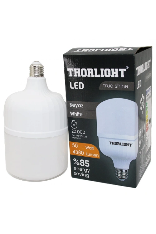 Thorlıght T-50b ( 50w ) E27 Torch T-shape Beyaz Led Ampul*20