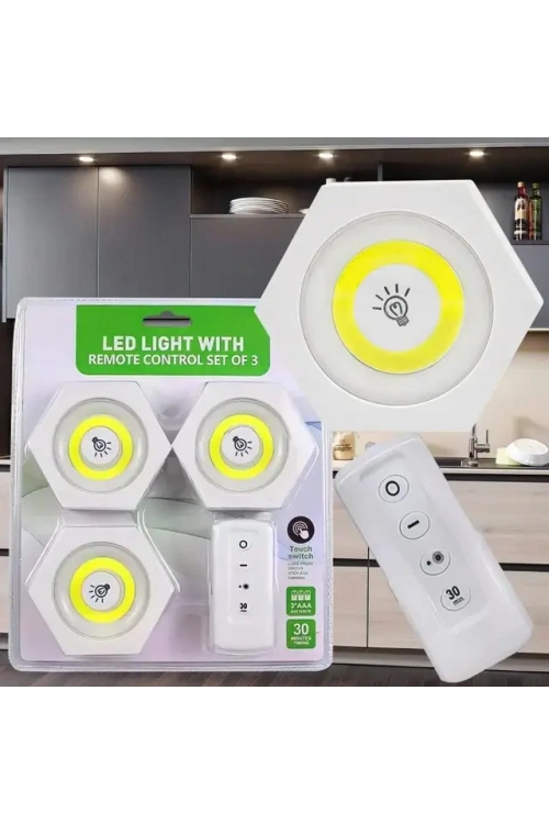 Uzaktan Kumandalı Led Işık Altı Gen [3lü Set]