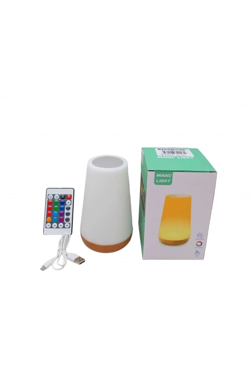 Wınnboss Qc-01 ( Atmosfer ) ( Kumandalı ) Magıc Lıght Dokunmatik Led Masa Lambası Usb Şarjlı*60
