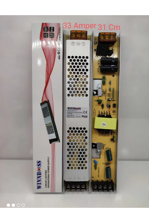 Wınnboss Wn-1210 ( 12v-33a-400w-ıp20 ) Ultra Slim Trafo*60