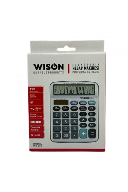 Wison WS-213 Hesap Makinası 12