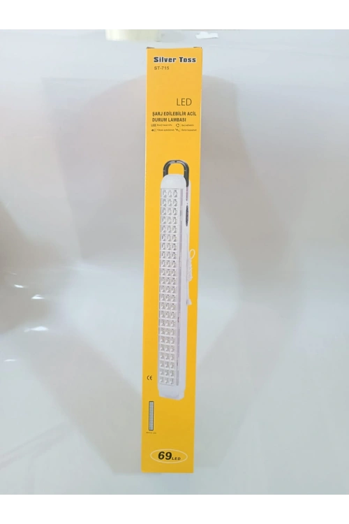 Yeni Silver Toss St-715 ( 69 Led ) Led Şarjlı Işıldak Fener*30