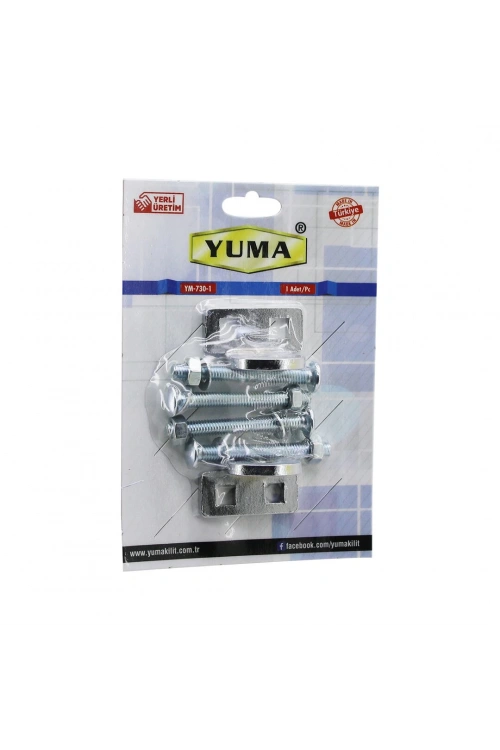 Yuma Ym-730-1 Kapı Emniyet Rezesi ( Asma Kilit Takılabilir Menteşe )*30