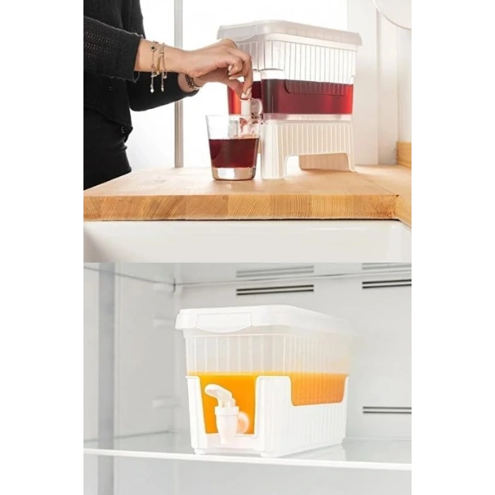 4 Litre Su Limonata Sebili Antrasit Sebil