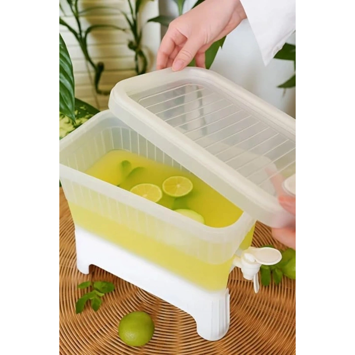 4 Litre Su Limonata Sebili Antrasit Sebil