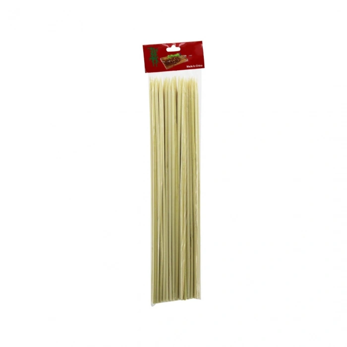 Egonex İbico İ18-071 Bamboo Skewers ( Kalın ) ( 34.5cm ) Ahşap Çöp Şiş ( 45pcs ±2ad )*12x20
