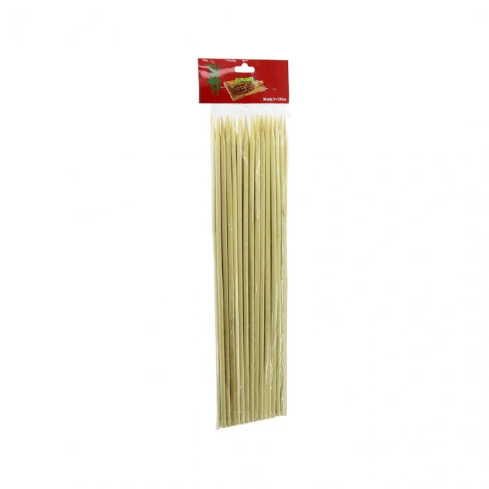 Egonex İbico İ18-072 Bamboo Skewers ( Kalın ) ( 30cm ) Ahşap Çöp Şiş ( 45pcs ±2ad )*12x20