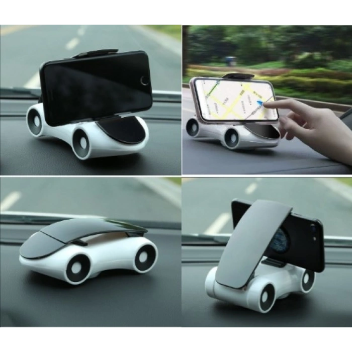 Araba Tasarımlı Araç İçi Telefon Tutucu 360 Dönebilen Ayarlı