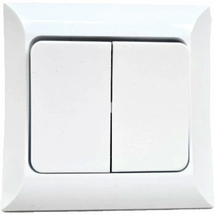 Egonex Atom Komitatörlü 2li Anahtar Priz*12x10