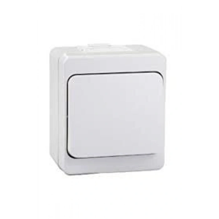 Egonex Atom Sıva Üstü Anahtar Priz*12x10