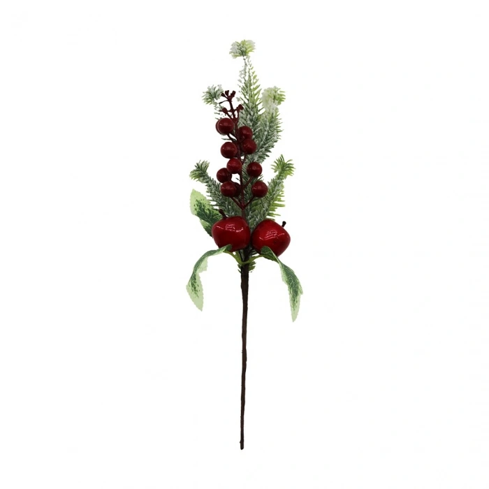 Egonex Enfa Enf-1216 ( Kokina & Elma ) Yapay Çiçek ( Dal = 35cm )*100x6