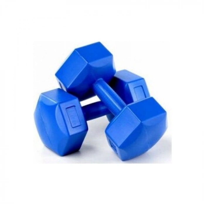 Egonex Mrt Spor ( 4kg  ) Plastik Köşeli Dambıl ( 2pcs )*1