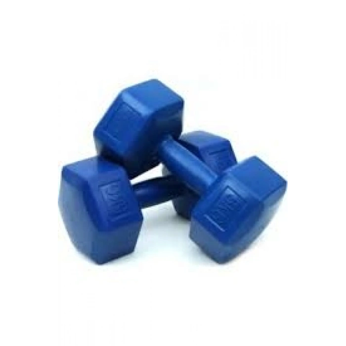 Egonex Mrt Spor ( 5kg ) Plastik Köşeli Dambıl ( 2pcs )*1