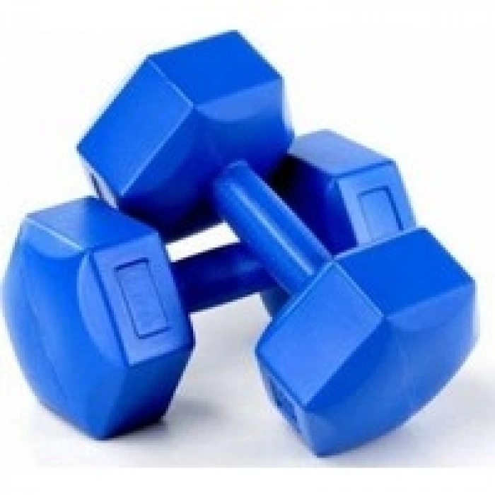 Egonex Mrt Spor ( 8kg ) Plastik Köşeli Dambıl ( 2pcs )*1